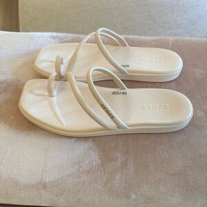 CROCS Women's White Sandals